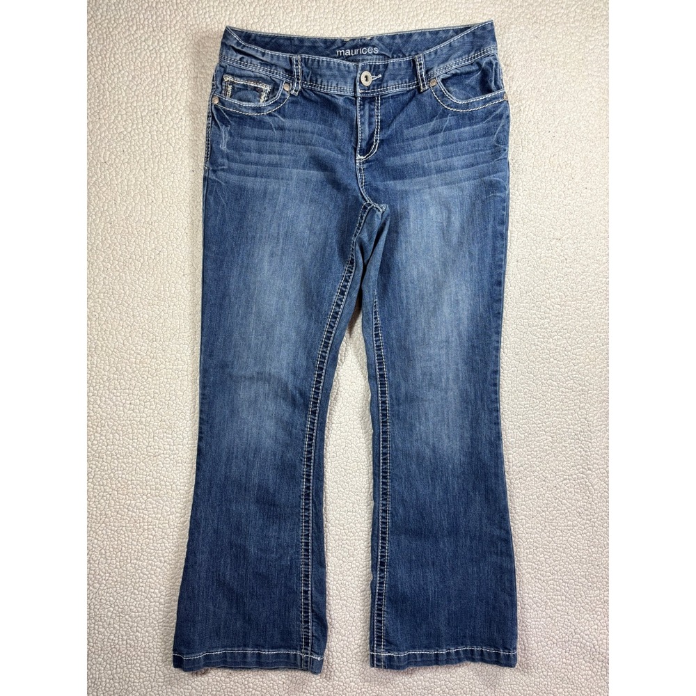 Maurices Bridget Bootcut Jeans Women's Size 11/12 Regular Medium Wash Stretch